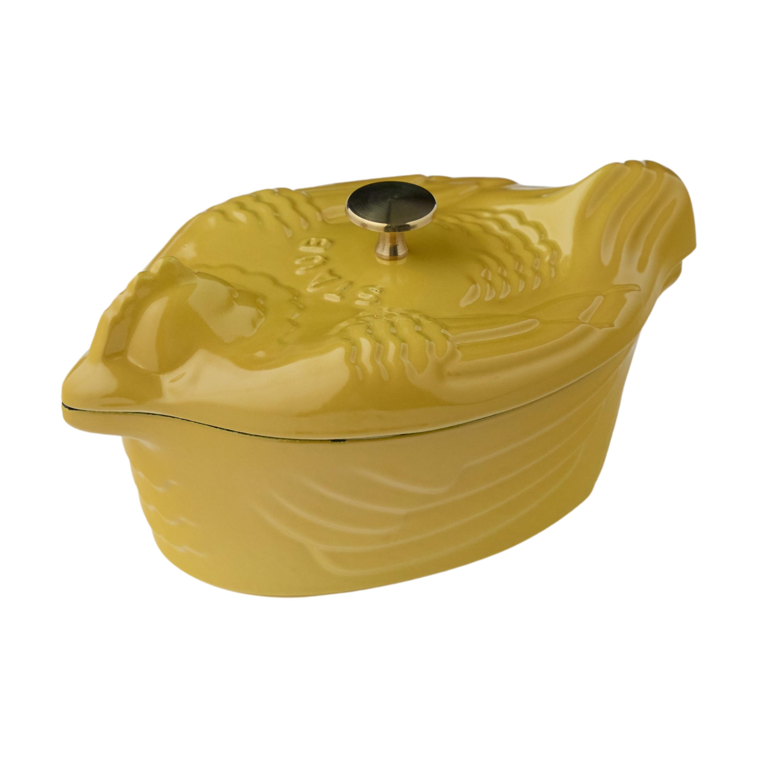 staub La Cocotte Z1030-985 Small Chicken Cocotte Citron, Two